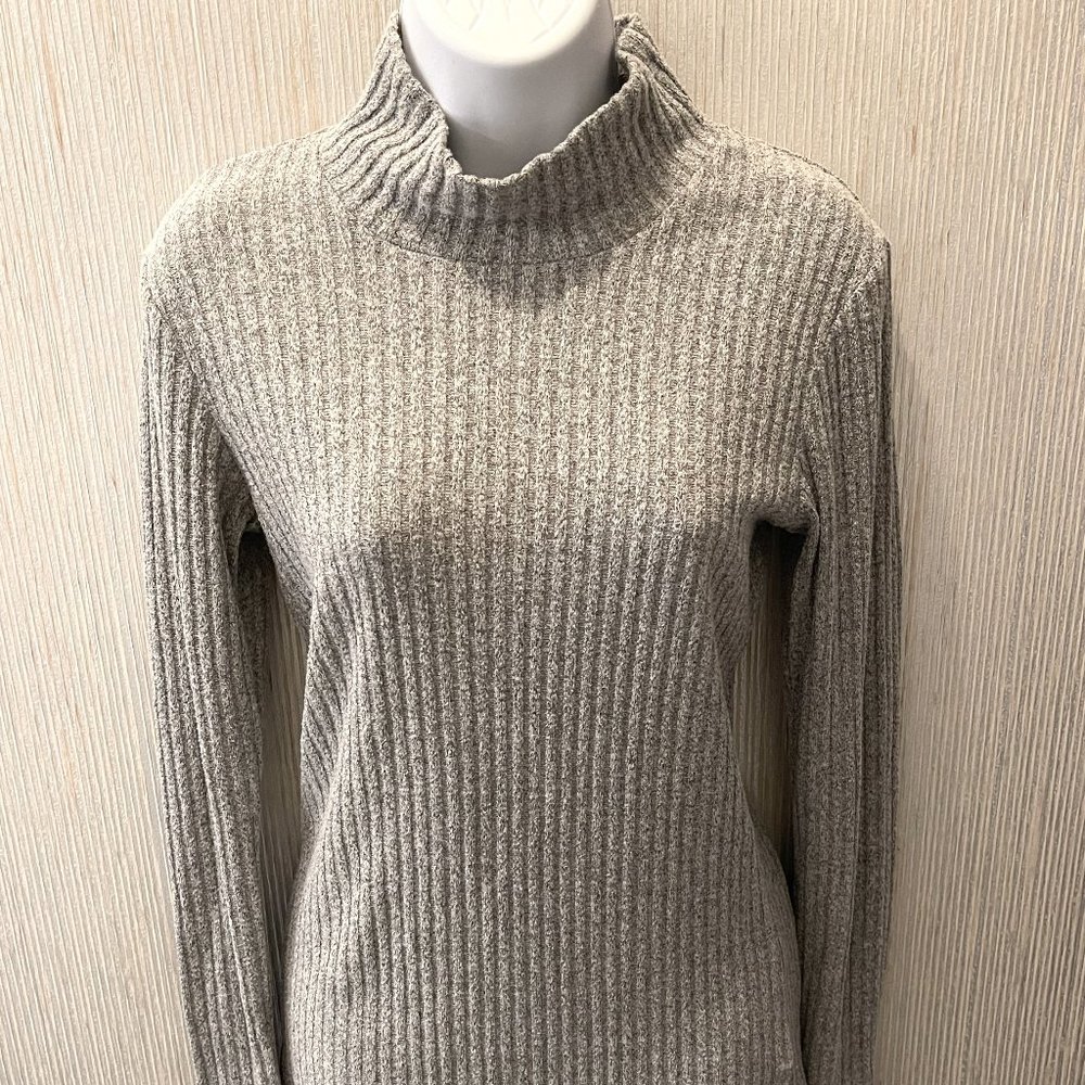 Wilfred Free Gray Turtleneck Top. M.